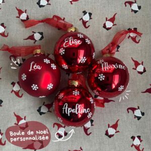 Boule de Noël personnalisable