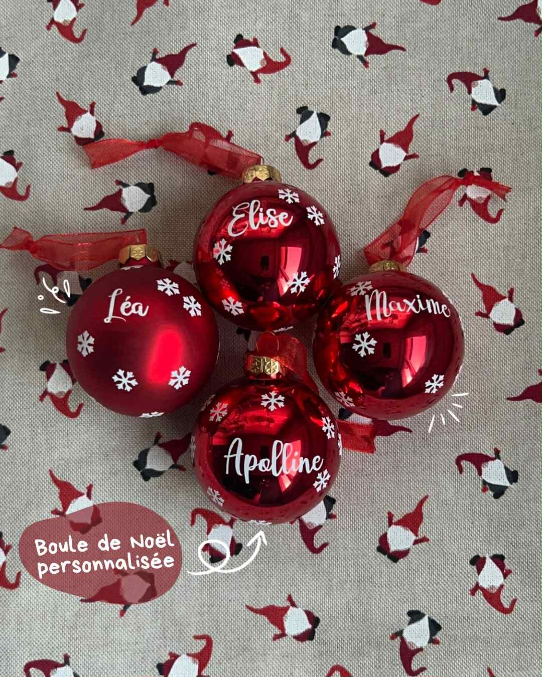 Boule de Noël personnalisable
