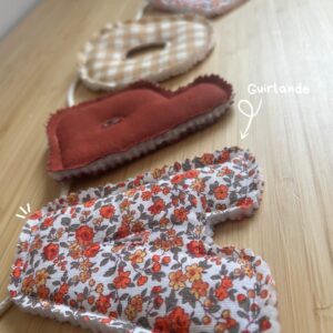 Guirlande prénom en tissu